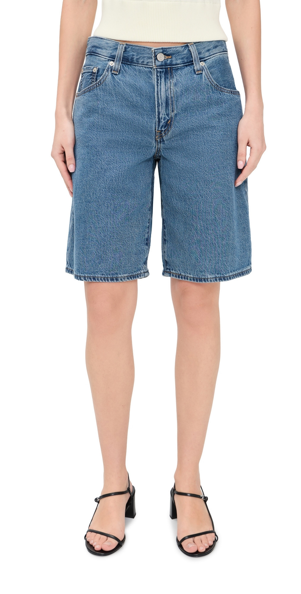 Levi's Baggy Dad Denim Shorts Own It 32 | Shopbop