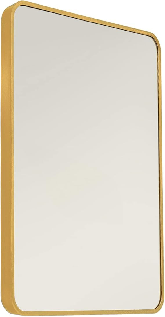 Hearth & Stone Gold Mirror, Bathroom Mirror For Vanity (Large Gold Mirror) | Gold Wall Mirror, Go... | Amazon (US)
