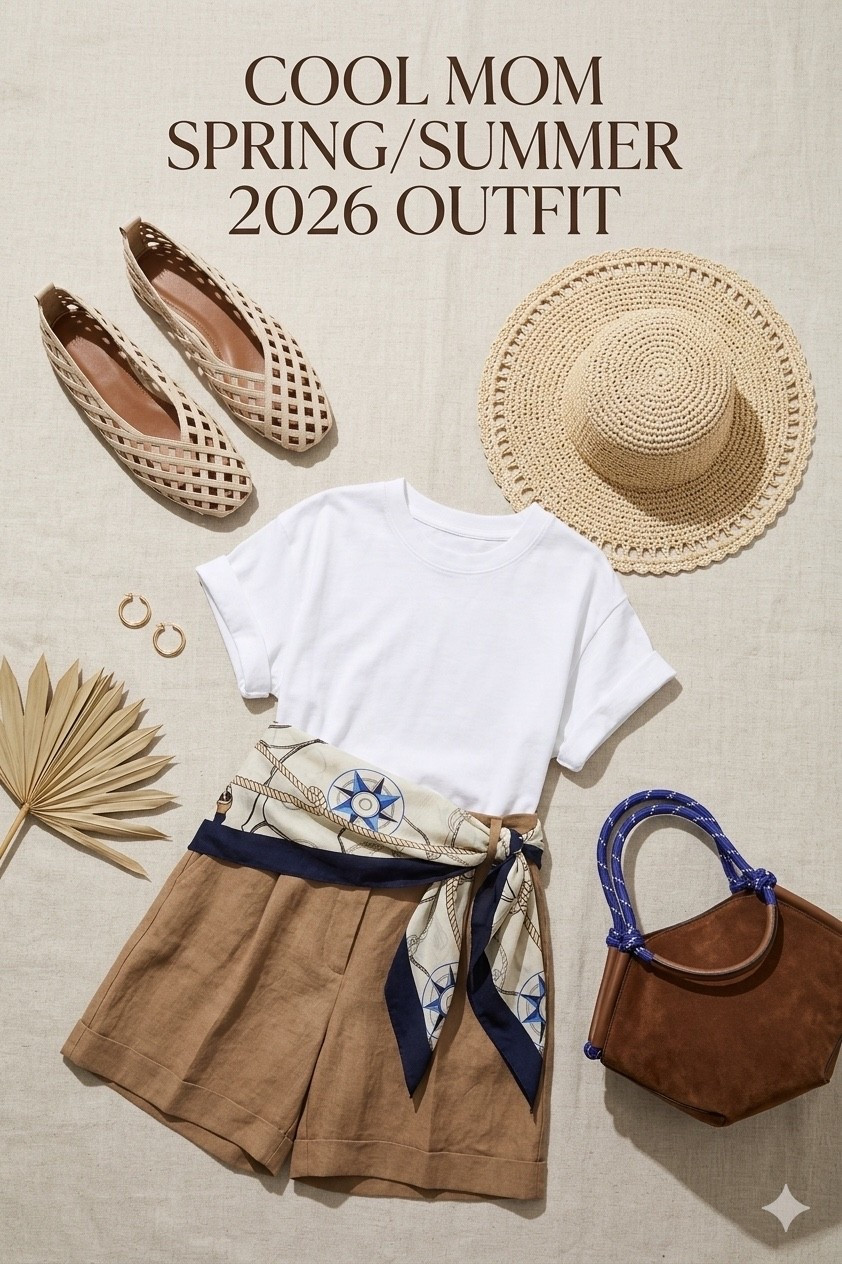 Cool mom spring summer outfit