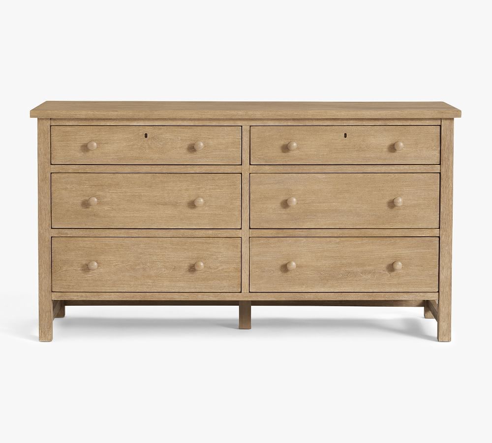 Farmhouse 6-Drawer Wide Dresser | Pottery Barn (US)