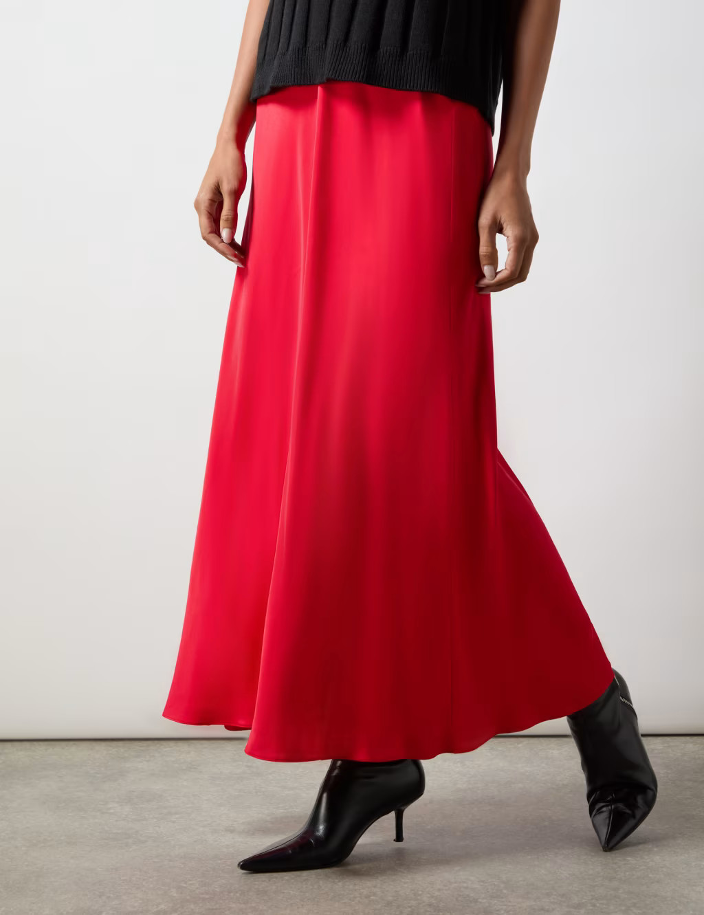 Satin Midi Slip Skirt | Marks & Spencer (UK)