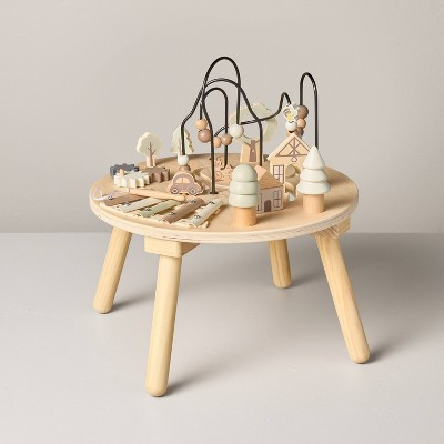Kids' Wood Toy Activity Play Table - Hearth & Hand™ with Magnolia: Creative Thinking, Iron & Wood, 18 Months+ | Target
