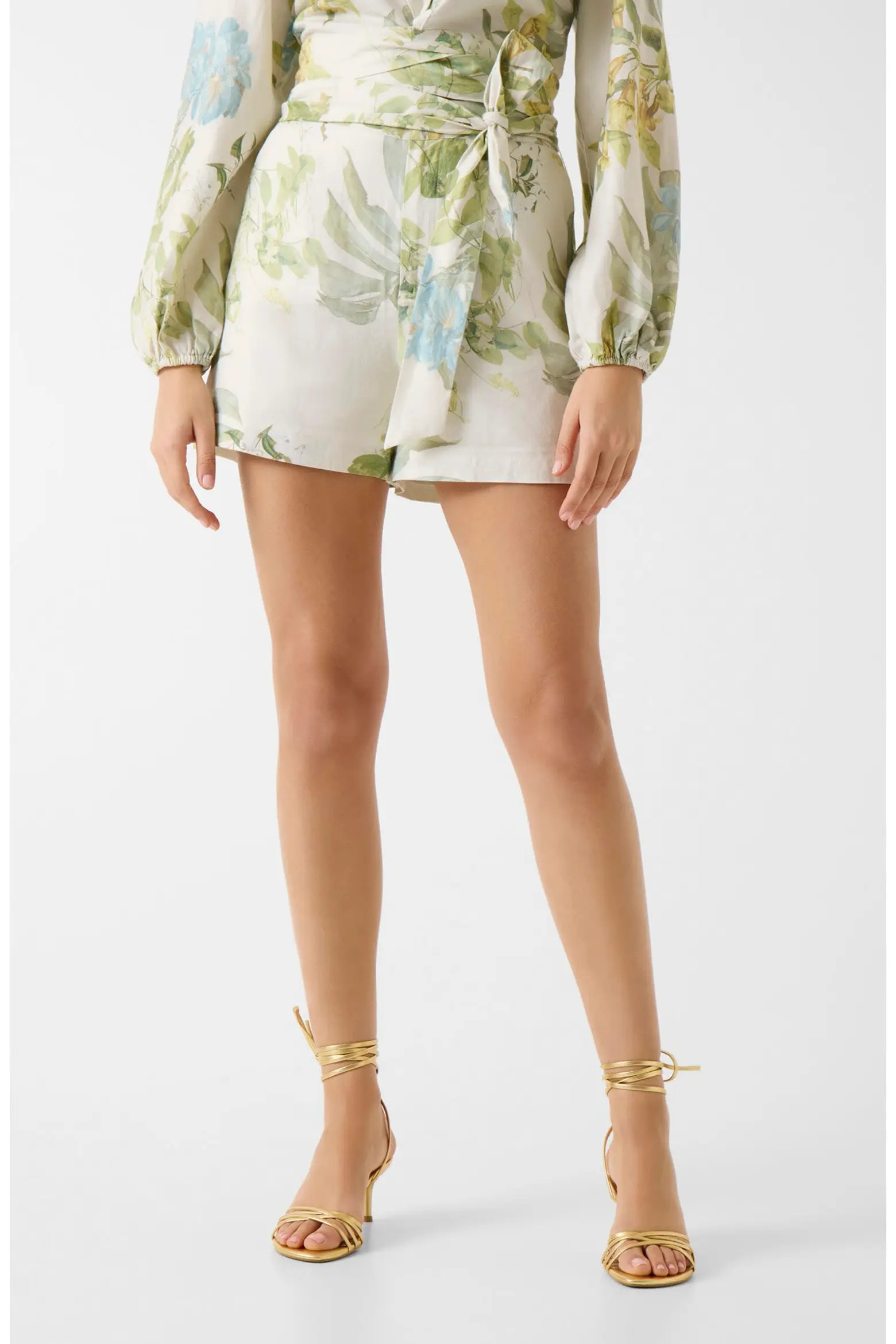 Kirsten Floral Print Belted Shorts (Women) | Nordstrom | Nordstrom