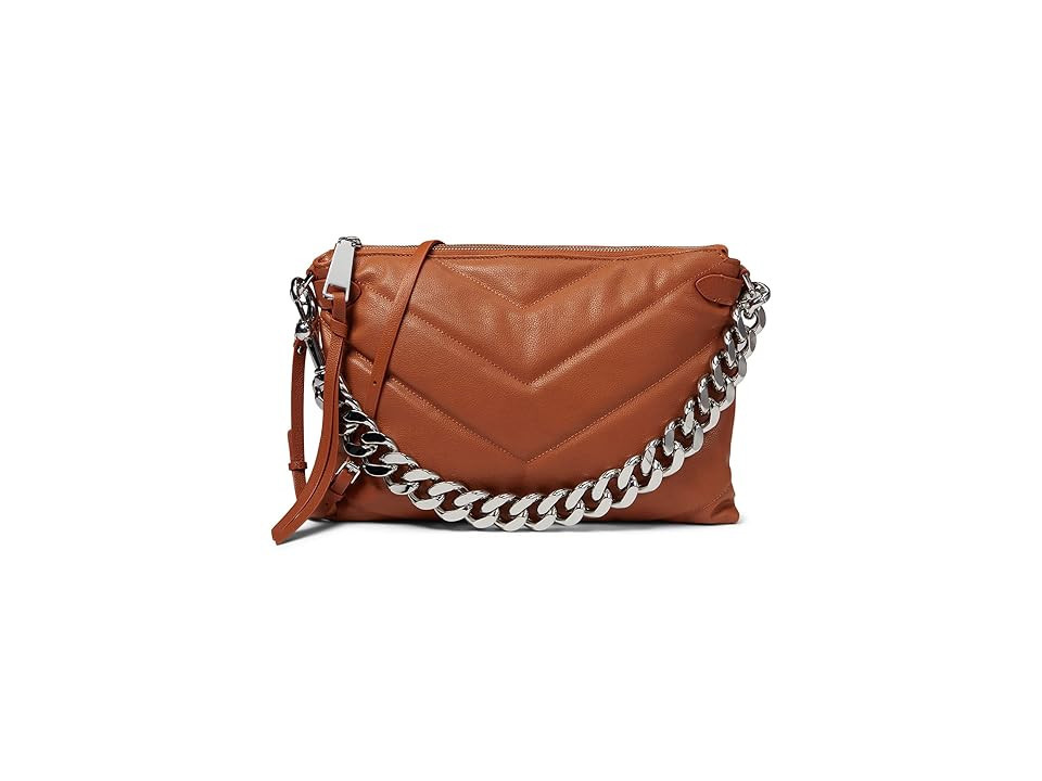 Rebecca Minkoff Edie Maxi Crossbody (Saddle) Handbags | Zappos