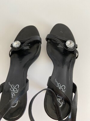 Carlos By Carlos Santana Black Party Sandals Shoes Heels Size 7M* | eBay CA