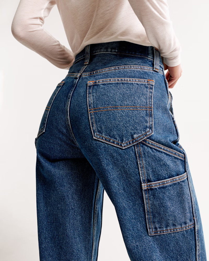 Mid Rise Slouchy Jean | Abercrombie & Fitch (US)