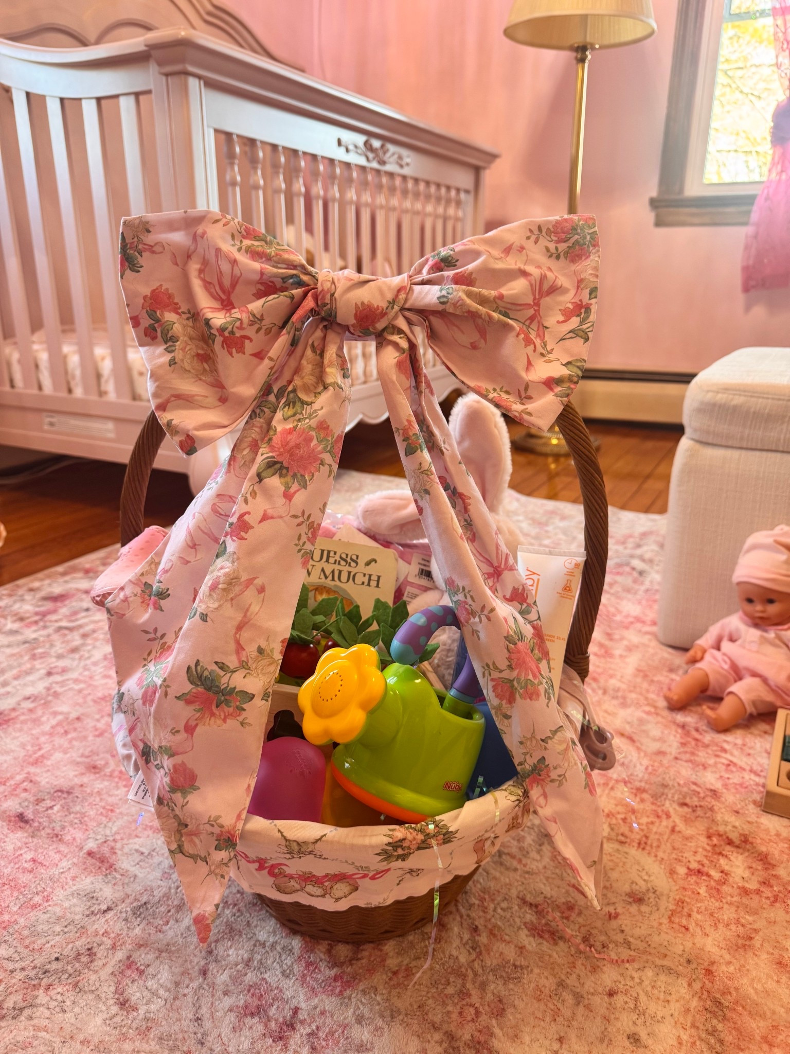 Putting together my daughter’s very first Easter basket was such a special moment. I wanted it to feel timeless, feminine, and a little bit magical. The basket liner and bow are from the collaboration between Pottery Barn and LoveShackFancy — which happen to be two of my absolute favorite brands.

I’ve always loved their signature look: chic, romantic, and slightly whimsical with that perfect cottage-core feel. The soft details and beautiful craftsmanship made this the perfect little basket to start what I hope becomes a sweet family tradition each year.

I’ll be sharing a separate post with all of the links to her Easter basket fillers and goodies soon. Stay tuned for that one. 🐣🌷🎀

#LTKSpringSale #LTKmomlife #LTKSeasonal