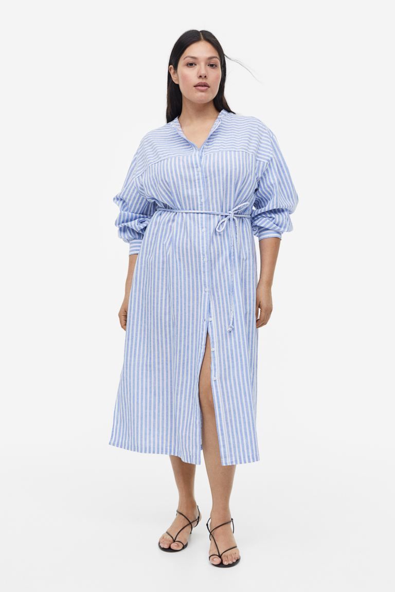 Linen-blend Shirt Dress | H&M (US + CA)