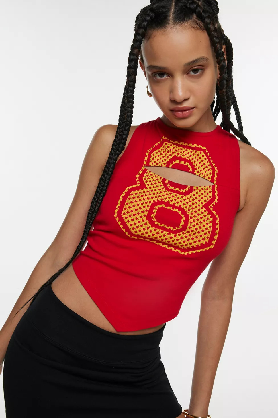 Sporty Hanky Hem Graphic Tank Top | Urban Outfitters (US and RoW)