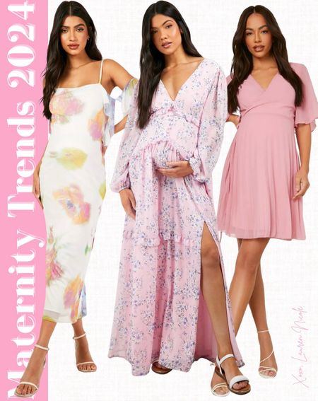 Spring maternity dresses 

#LTKbaby #LTKbump