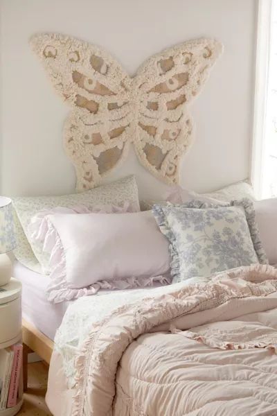 Butterfly Shag Wall Hanging | Urban Outfitters (US and RoW)
