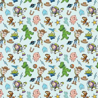 Disney Pixar Toy Story Icons Cotton Fabric By Springs Creative in Sky Blue/Multicolor | 43" | Michaels® | Michaels Stores