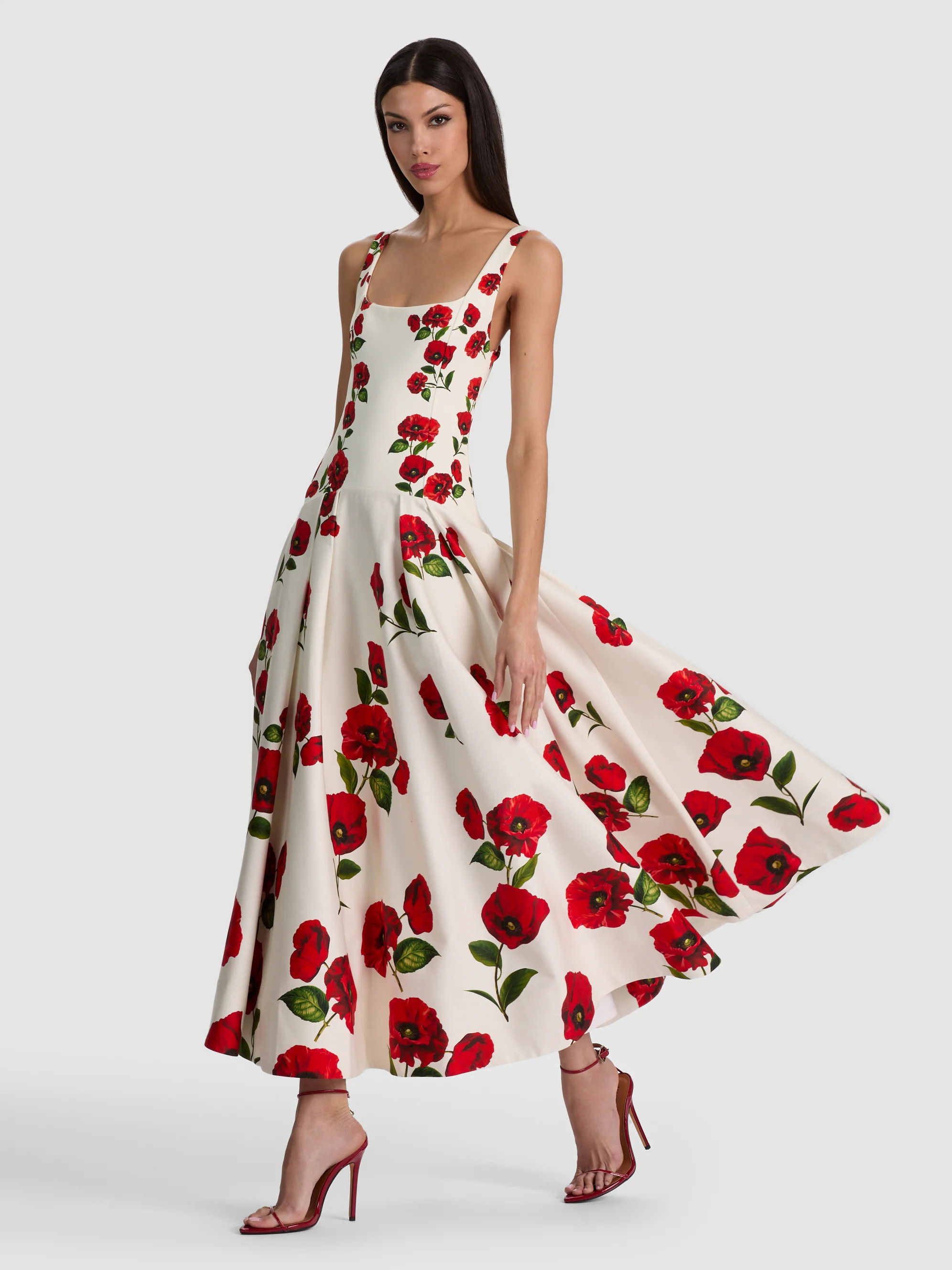 alice + olivia ADLEY DROP WAIST DRESS | Alice + Olivia