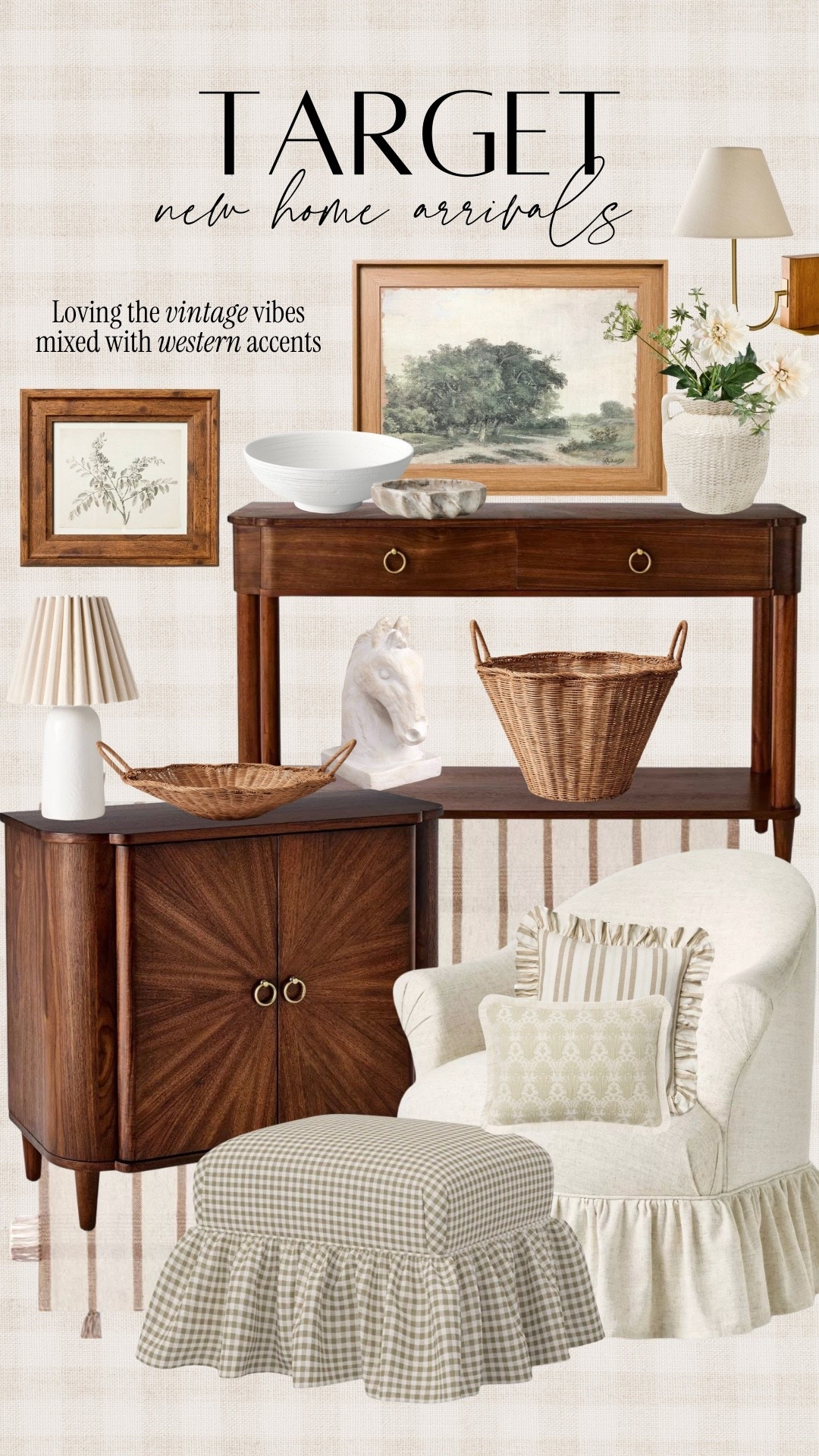 Target new home arrivals!! Loving the vintage vibes and western accents, perfect for a new year home refresh 

#LTKHome