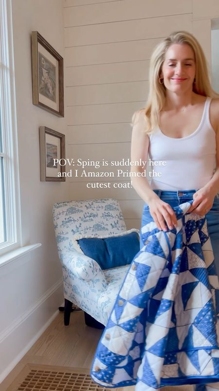 Perfect spring jacket!

Spring coat, Amazon style finds, quilted coat, blue coat, patchwork coat, blue and white coat, southern style, preppy style, high low style, smaller budget style, old navy basics, coastal style, coastal grandmother style, new jeans, new denim, mother jeans, mother denim, mom style, mom blogger 

#LTKSeasonal #LTKstyletip #LTKfindsunder50