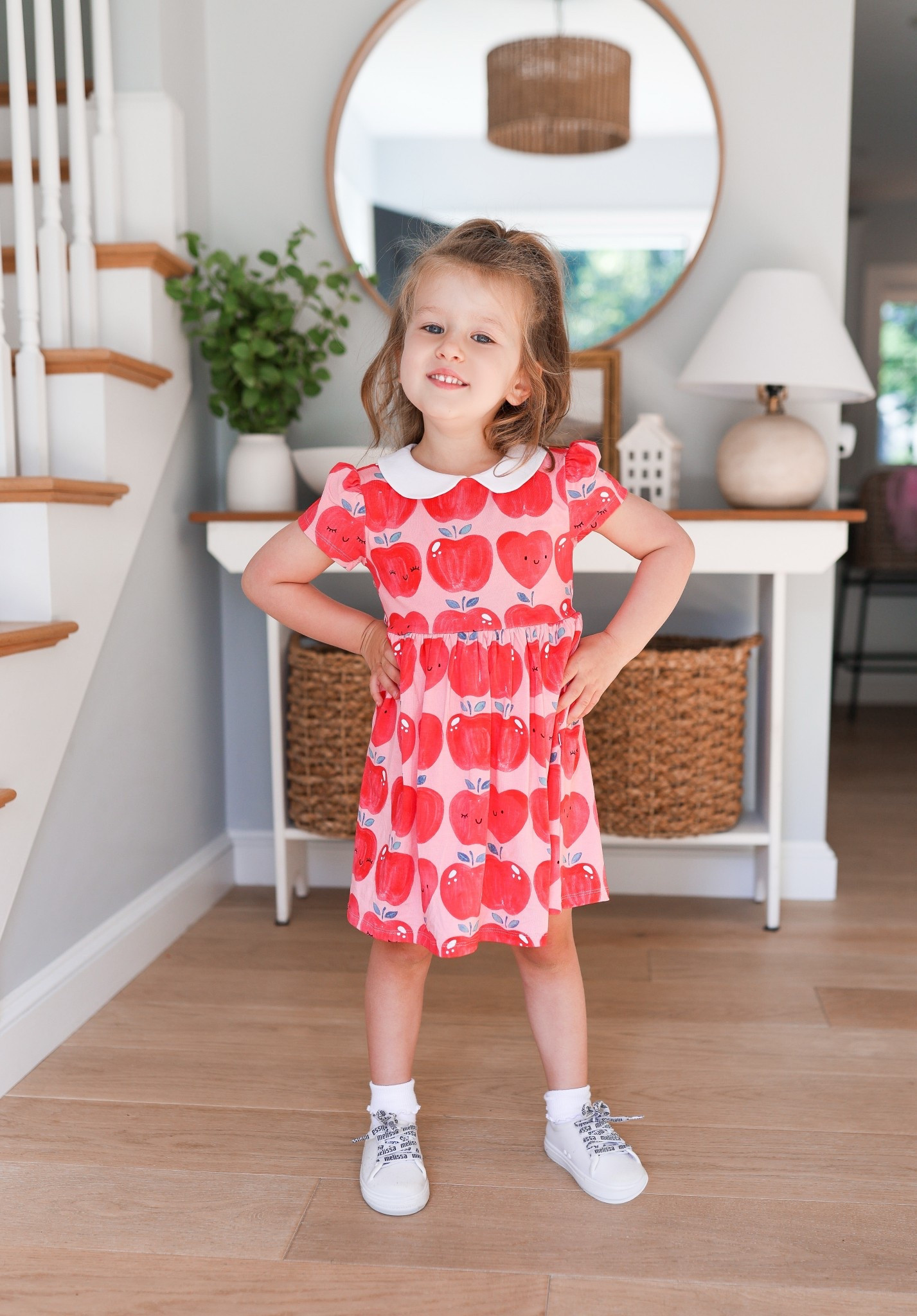 The cutest apple dress for girls. Love the collar detail. So comfy and perfect for school or apple picking!

#LTKBaby #LTKKids #LTKFamily