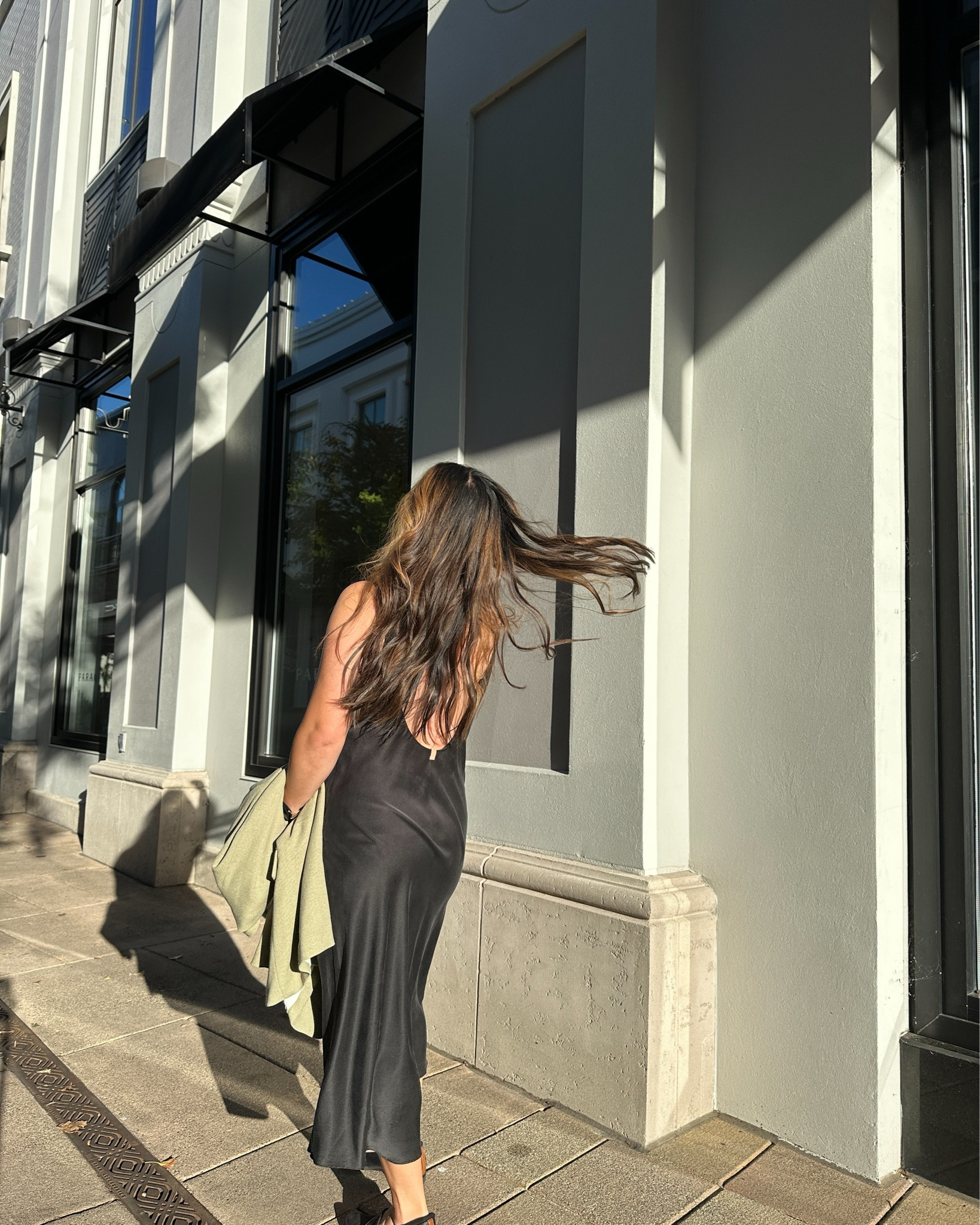 Silk dress for a spring ootd with loafers and oversized blazer. Lunya used code AMANDA15 on Lunya.co 

#LTKootd #LTKSpringSale #LTKMidsize