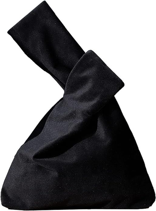 Wrist Bag,Elegant Style Portable Purse,Velvet Knot Bag,Phone Wallet Clutch Bag Gift for Women | Amazon (US)
