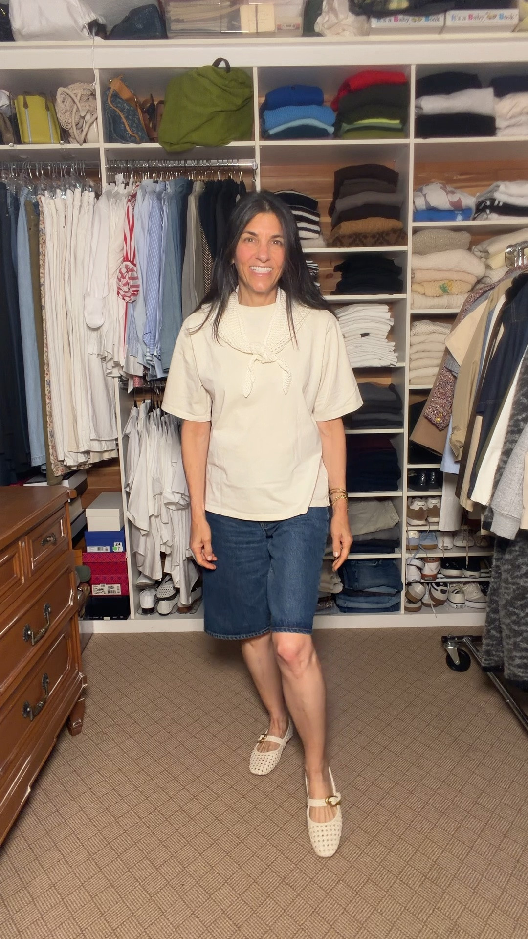 Casual t shirt and denim jeans
