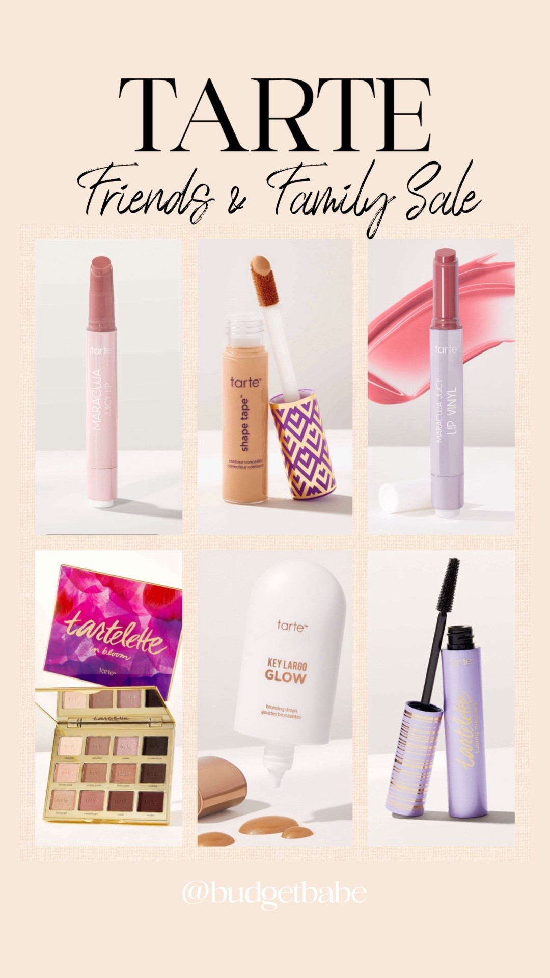 30% off everything during the Tarte Friends & Familh Sale (35% off with email signup!) I love their lipgloss. #tarte beauty sale alert deal

#LTKSaleAlert #LTKBeauty #LTKFindsUnder50