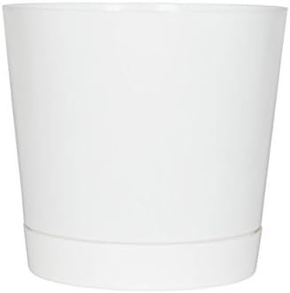 Full Depth Round Cylinder Pot, White, 10-Inch | Amazon (US)