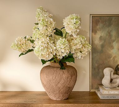 Faux Cream Cone Hydrangea Bundle | Pottery Barn (US)