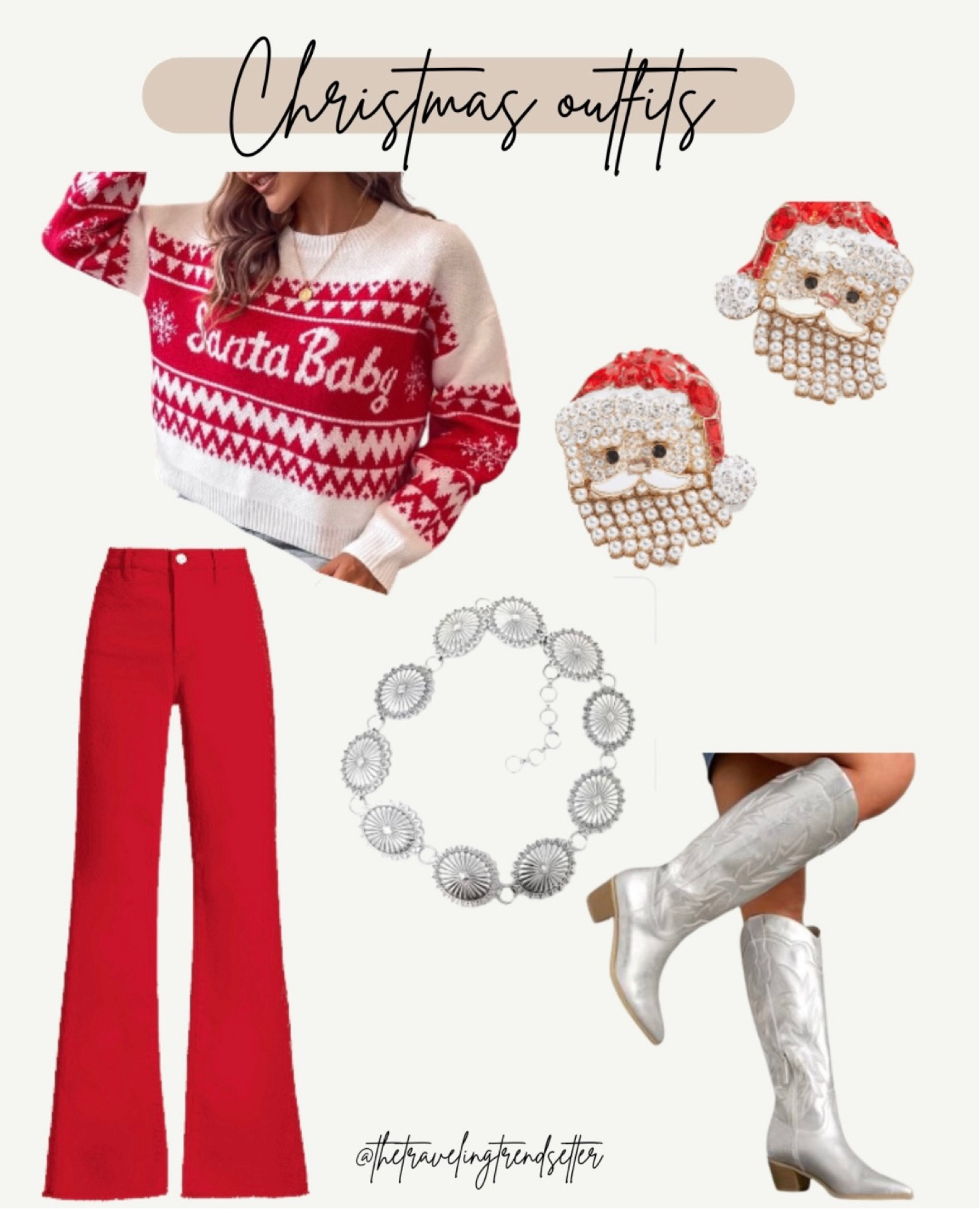 Holiday party, holiday outfit, Christmas party, Christmas outfit, red pants, gifts for her, Christmas sweater 

#LTKSeasonal #LTKHoliday #LTKGiftGuide