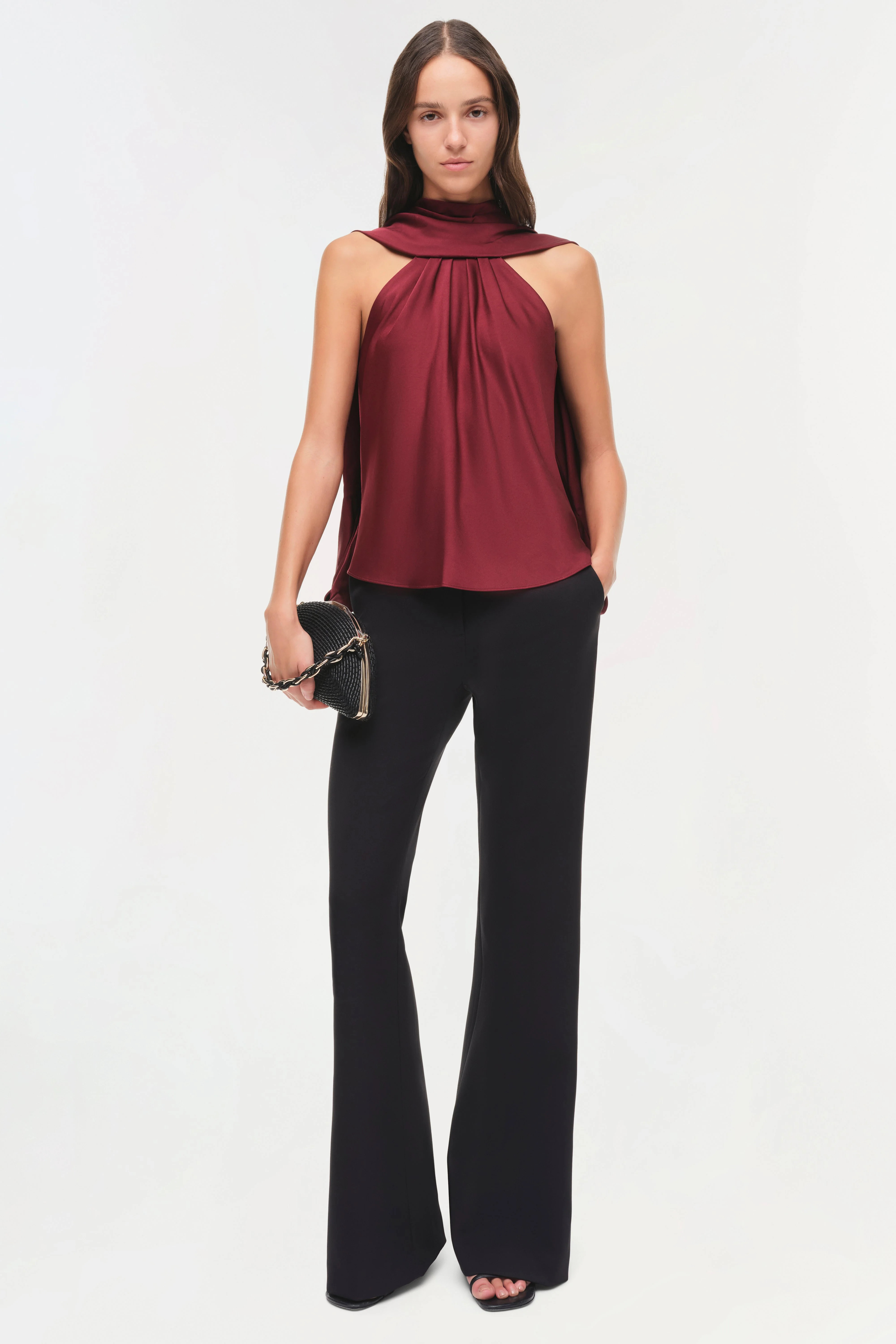 Scarlett Satin Cape Top | Simkhai