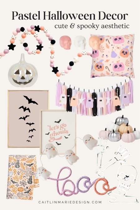 Pastel halloween decor, pink halloween home

#LTKhome #LTKHalloween #LTKSeasonal