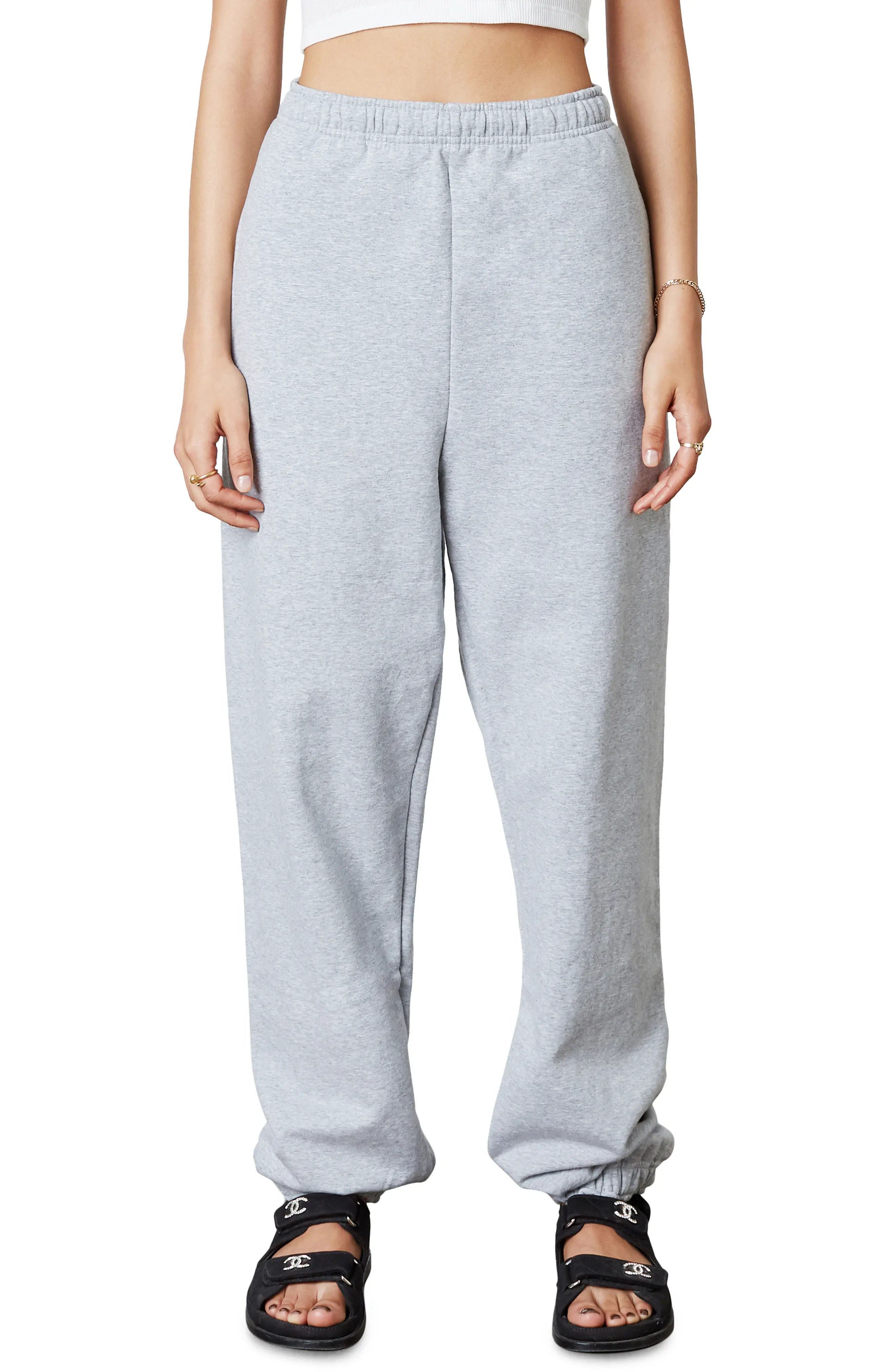 Women's Nia Oversize Sweatpants, Size Small - Grey | Nordstrom
