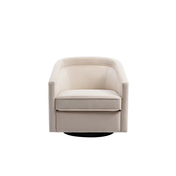 Upholstered Swivel Barrel Chair | Wayfair North America