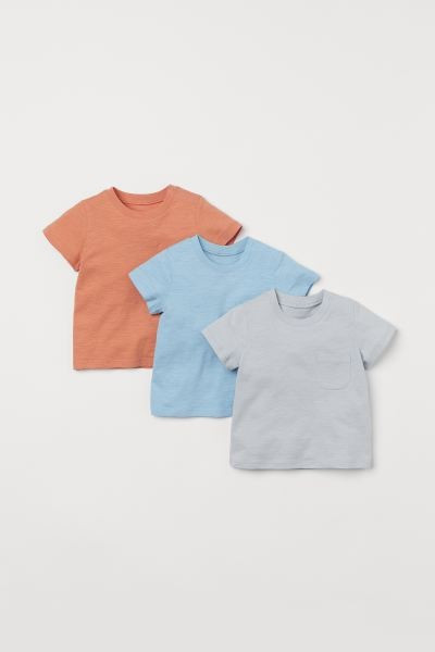3-pack T-shirts | H&M (US + CA)