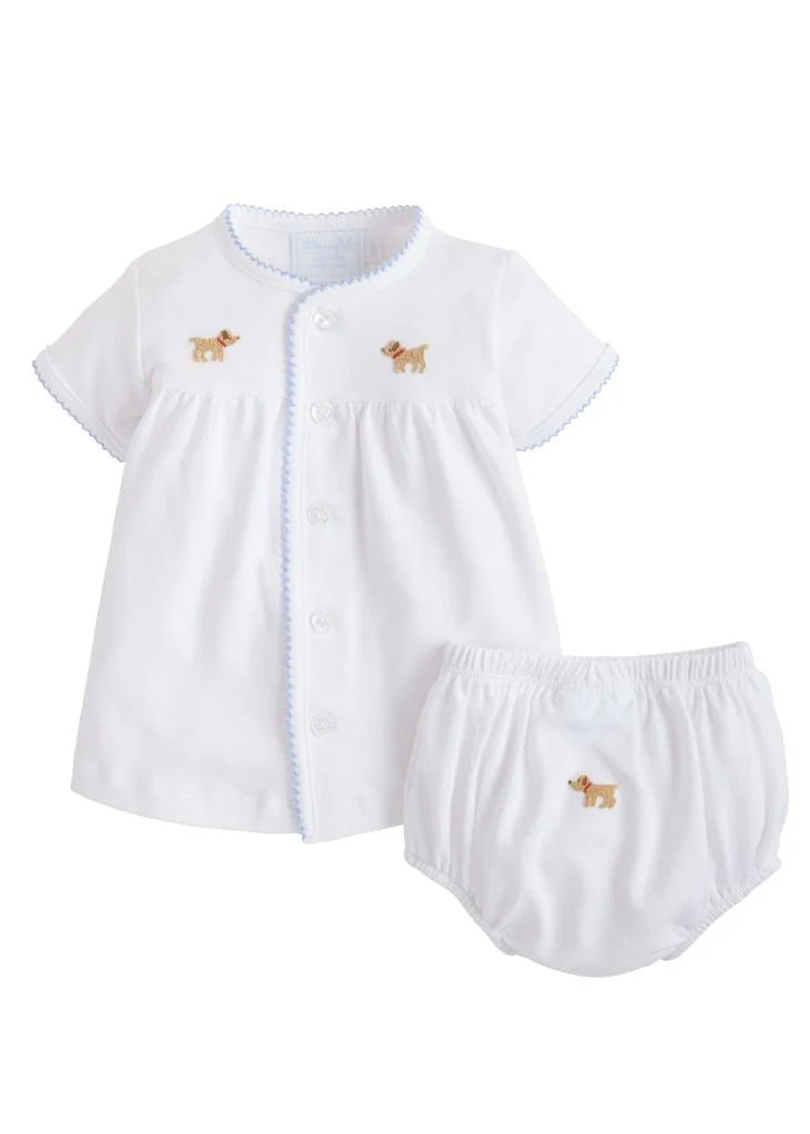Pinpoint Layette Knit Set - Boy Lab | Little English