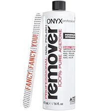 Onyx Professional 100% Pure Acetone Nail Polish Remover Kit with 7 inch Nail File, 8 fl oz - Made... | Amazon (US)