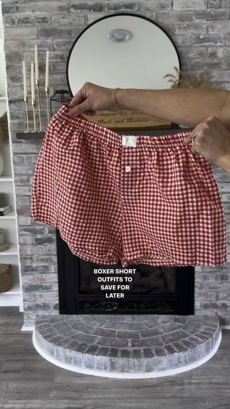 red gingham boxer shorts. 🍓 Love the boxer shorts trend for this summer and wanted to style mine a few ways! Size up in these shorts. I got a large. 

#amazonfinds #amazonfashion #amazonfashionfinds #boxershorts #summerfashioninspo #summerstyles #cowboyboots #amazon

#LTKFindsUnder100 #LTKFindsUnder50 #LTKStyleTip