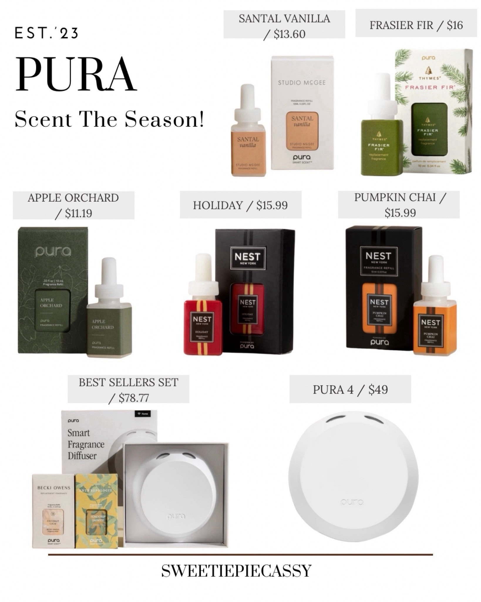 PURA: Autumn Scents & Sales! 🍂 

PURA is having a big sale of up to 25% off… and the more you buy, the more you save so it’s the perfect time to stock up on your favourites of the season & best sellers! I’ve included new scents, best sellers, kits & more! Make sure to check out my ‘SALES’ collection for more of my seasonal favourites!💫

#LTKsale #LTKcasa #LTKautumn