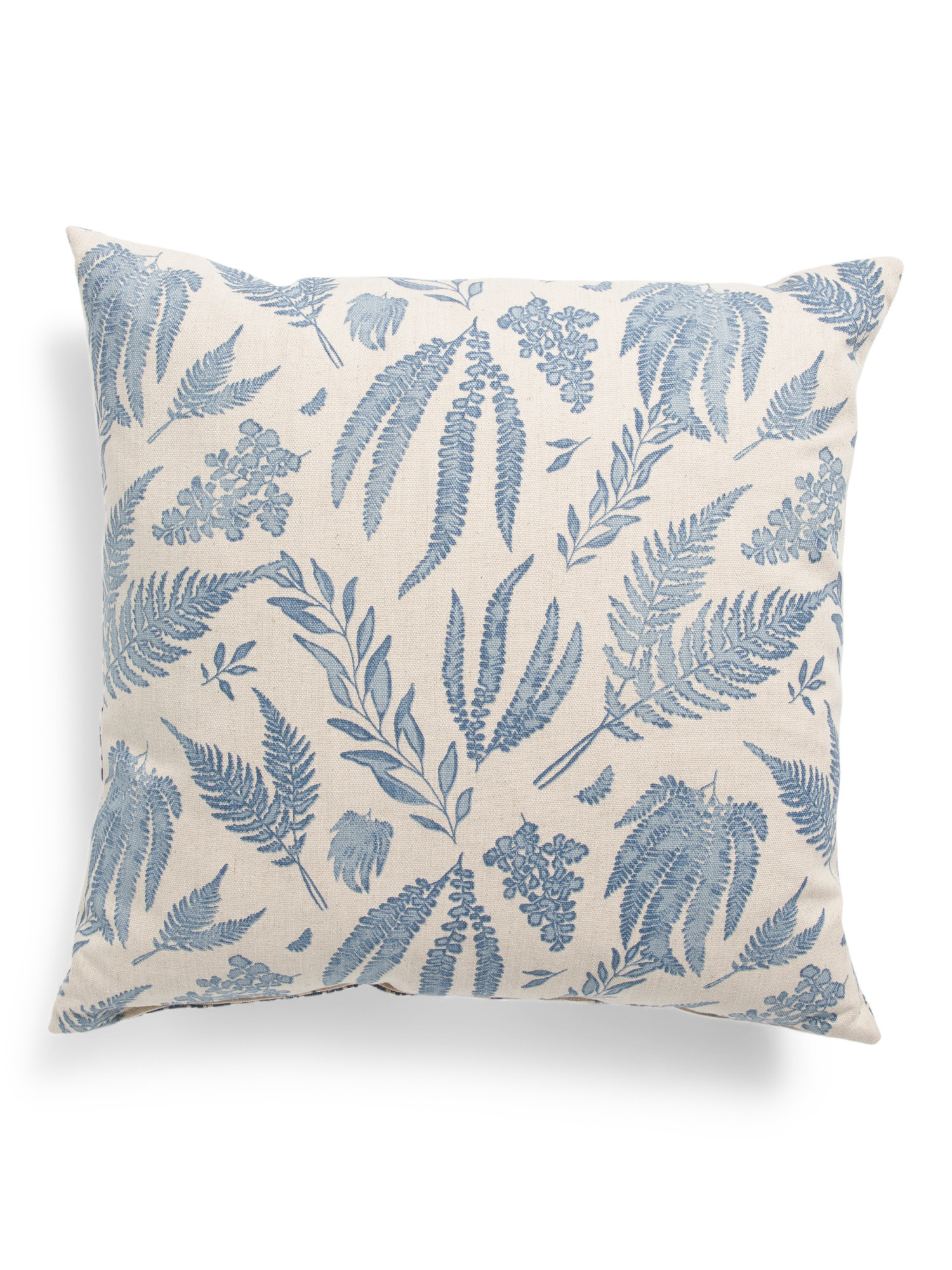 Made In Usa 22x22 Linen Cotton Blend Botanical Double Sided Pillow | Throw Pillows | Marshalls | Marshalls