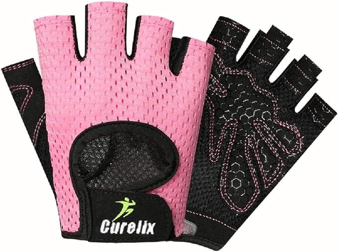 CURELIX Workout Gloves Weight Lifting Gym Gloves for Men Women, Full Palm Protection, Lightweight... | Amazon (US)