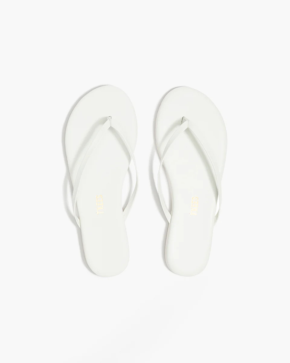 Lily Pigments in White | Flip-Flops | Women's Footwear | TKEES