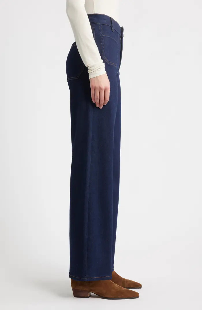 Le Slim Palazzo Patch Pocket High Waist Wide Leg Jeans | Nordstrom