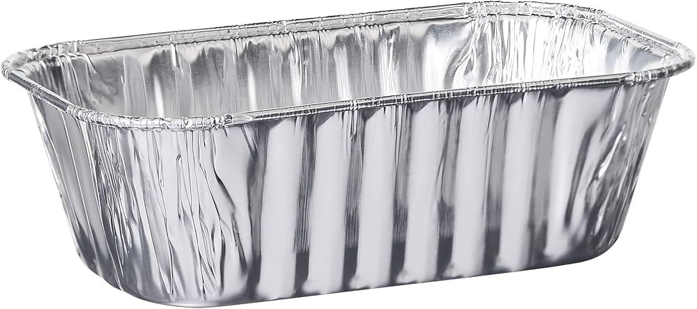 PLASTICPRO [1 Lb 10 Pack Disposable Loaf Pans Aluminum Tin Foil Meal Prep Bakeware - Cookware Per... | Amazon (US)