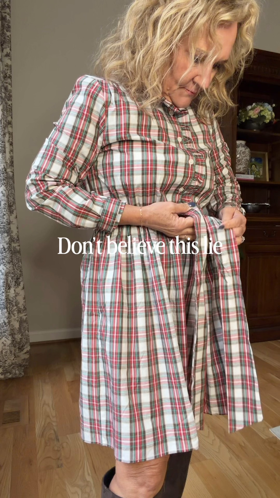 Styling this plaid dress 3 ways. Whether it’s a Thanksgiving outfit, a work outfit, a Sunday services look or even Christmas party look? It’s super cute and easy

Dress size 8
Argyle sweater size medium
Scarf, coat size medium
Size up a half size in your boots and that’ll give you more room in your toes and more comfort

#LTKFindsUnder100 #LTKOver40 #LTKSaleAlert