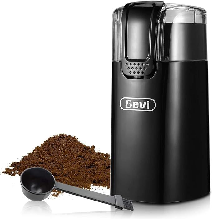 Electric Coffee Grinder Stainless Steel Blade Grinder for Coffee Espresso Latte Mochas, Noiseless... | Amazon (US)