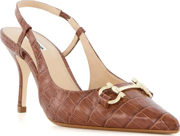 Click Croc Embossed Pointed Toe Pump (Women) | Nordstrom