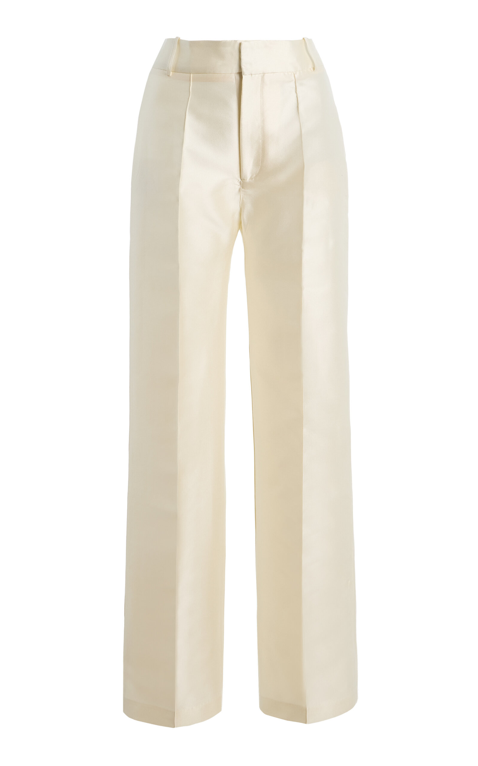 Yoshitomo Satin Straight-Leg Pants | Moda Operandi (Global)
