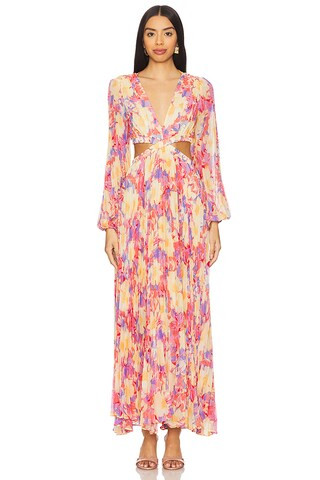 ASTR the Label Revery Dress in Yellow Pink Floral from Revolve.com | Revolve Clothing (Global)