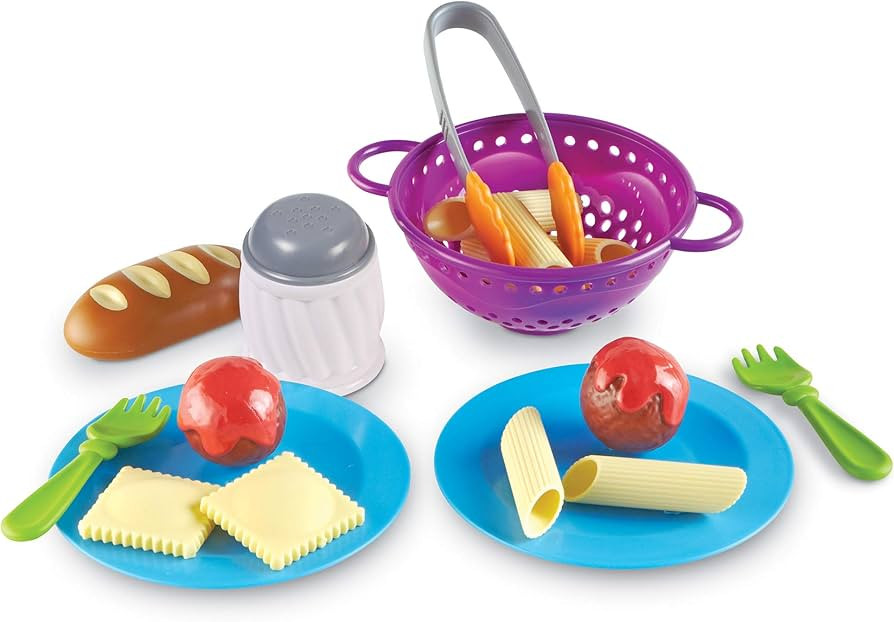 Learning Resources New Sprouts Pasta Time - 20 Pieces, Ages 2+ Pretend Play Food for Toddlers, Pr... | Amazon (US)