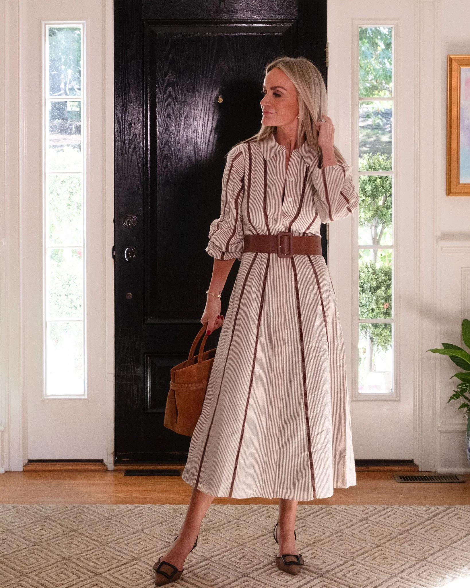 The Belted Shirt Dress | Sail to Sable