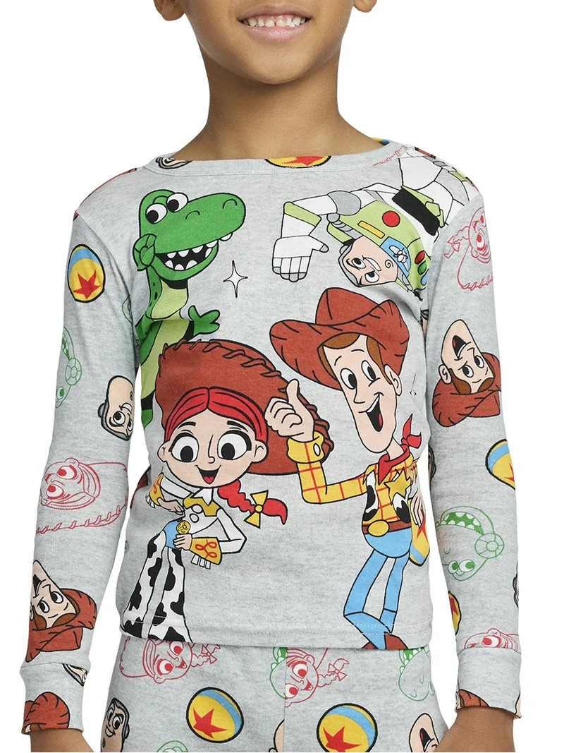 Toy Story Toddler Long Sleeve Top and Pants Pajama Set, 2-Piece, Sizes 12M-5T | Walmart (US)