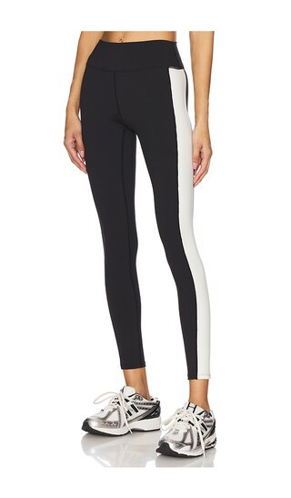 Sidelines Legging in Black & Cream | Revolve Clothing (Global)